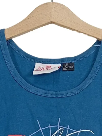 Marvel Spiderman Kinder Tanktop Unterhemd Blau Gr. 134/140 Jungen