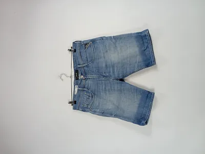 Replay New Anbass Jeans Shorts Herren Blau Gr. 34 W34 Slim Fit