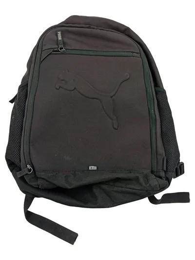 PUMA Rucksack Schwarz Sportlich Polyester Schule Freizeit 35x50cm