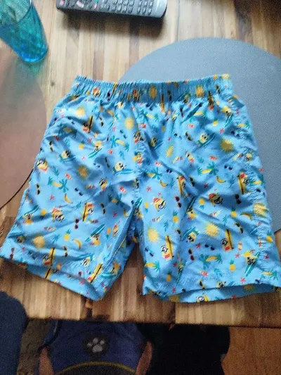Minions Badeshorts Jungen Türkis Gr. 122, 128