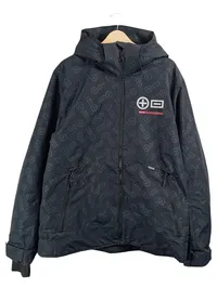 Chiemsee Outdoorjacke Herren Schwarz Gr. 52, XL Logo-Print Kapuze 1