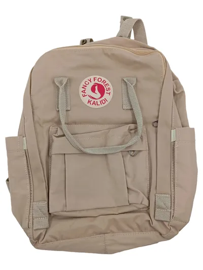 KALIDI Rucksack Fancy Forest Beige Casual Freizeit Damen