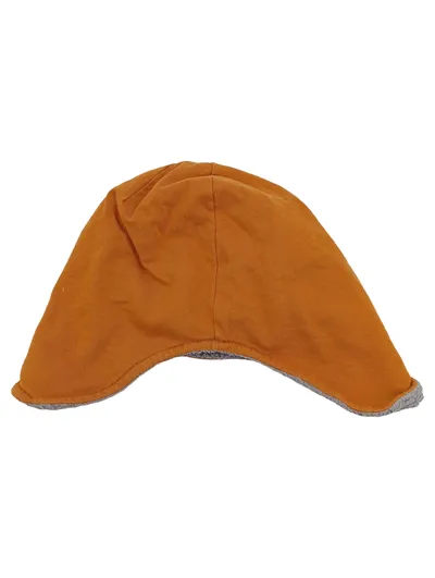 ALANA Kinder Mütze Ohrenklappen Orange Gr. 52, 53 Baumwolle