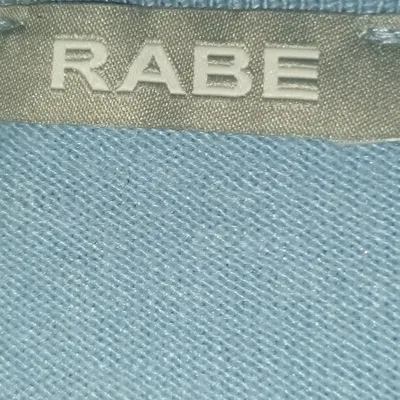 RABE Damen Strickjacke Blau Gr. 48 3, 4-Arm Perlen Elegant