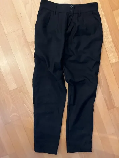 Camomilla Milano Anzughose Damen Gr. M 38 Blau Business Bundfaltenhose