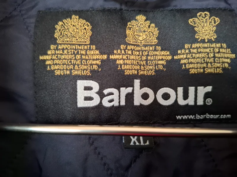 Barbour Steppjacke Herren Blau Gr. 52, XL Klassisch 3