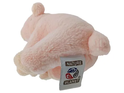 Nature Planet Plüschtier Schwein rosa Kuscheltier 13cm