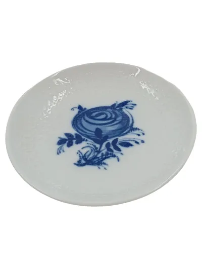 Rosenthal studio-linie Unterteller Dekoschale Porzellan Weiß Blau Blumenmuster