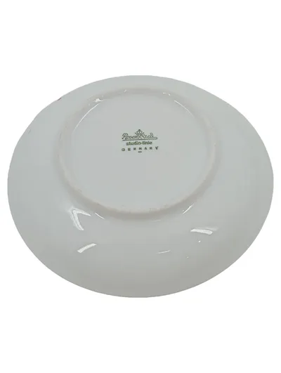 Rosenthal studio-linie Unterteller Dekoschale Porzellan Weiß Blau Blumenmuster