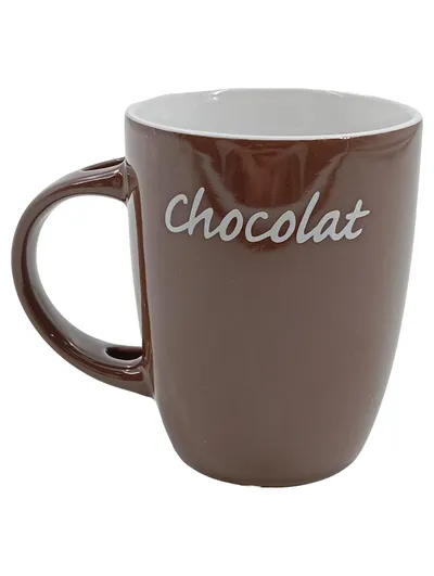 Tchibo Kaffeetasse Café Chocolat Braun Porzellan 300ml Klassisch