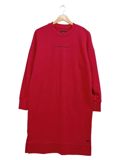 JETTE SPORT Crivit Damen Sweatkleid Freizeitkleid Rot Gr. 40/42