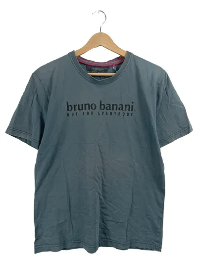 Bruno Banani Herren T-Shirt Gr. 50 L Grau Not For Everybody Kurzarm