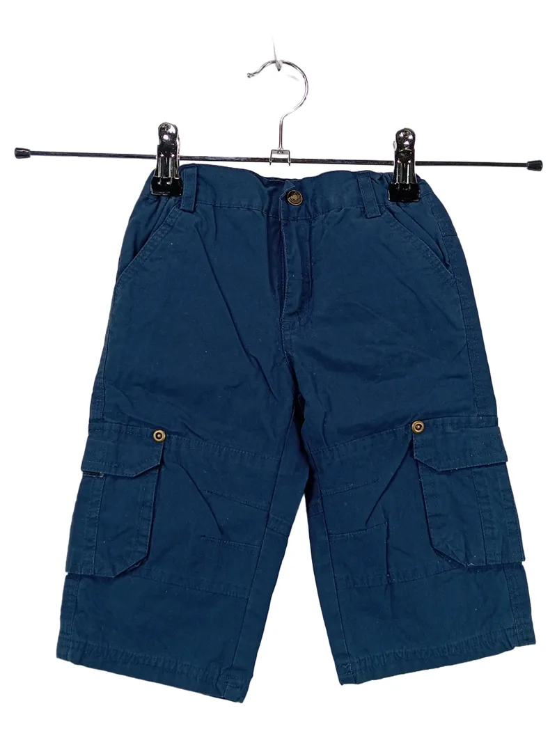 Feetje Jungen Cargo Shorts Gr. 68 Blau Baumwolle Baby Hose 1
