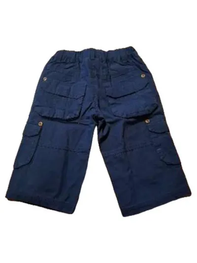 Feetje Jungen Cargo Shorts Gr. 68 Blau Baumwolle Baby Hose