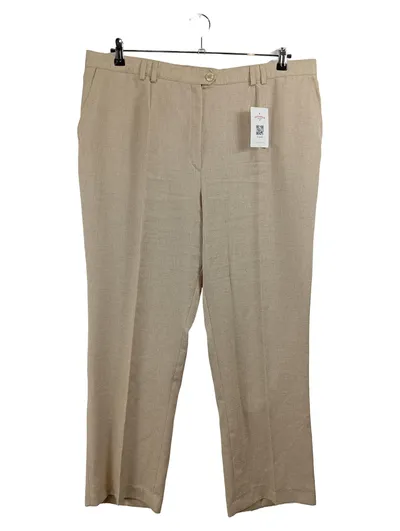 AZ Modell Damen Stoffhose Beige Gr. 50 Business
