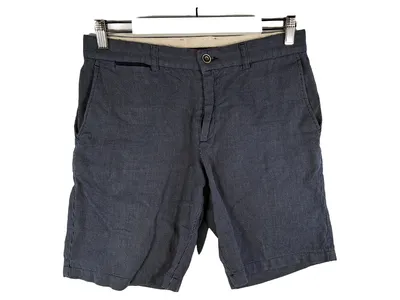 El Ganso Herren Chino Shorts Blau Gr. 40 W31 Baumwolle Gepunktet