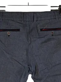 El Ganso Herren Chino Shorts Blau Gr. 40 W31 Baumwolle Gepunktet 4
