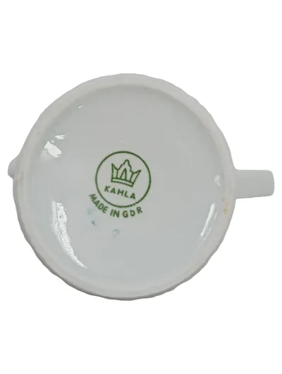 Kahla Milchkännchen Krug Weiß Goldrand Keramik Klassisch 10 cm