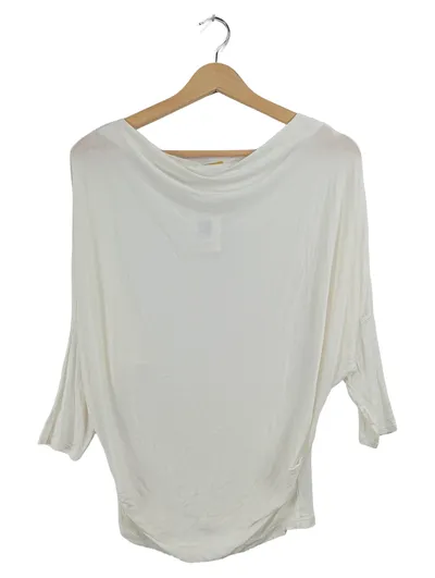 Chilli Damen Pullover Shirt Weiß Gr. S/M Viskose Casual