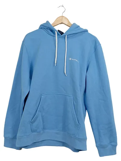 Champion Kapuzenpullover Herren Blau Gr. 54 XXL Hoodie Baumwolle