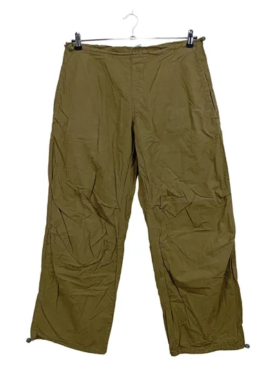 Pull&Bear Outdoorhose Herren Oliv Gr. 52, L Baumwolle