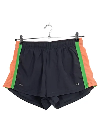 ALEX Athletics Damen Laufshorts Schwarz Orange Grün Gr. M dry-fast