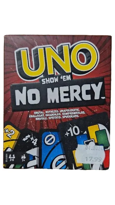 UNO Show Em No Mercy Kartenspiel Mattel Games 2-6 Spieler ab 7 Jahre