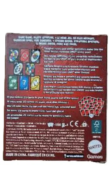 UNO Show Em No Mercy Kartenspiel Mattel Games 2-6 Spieler ab 7 Jahre
