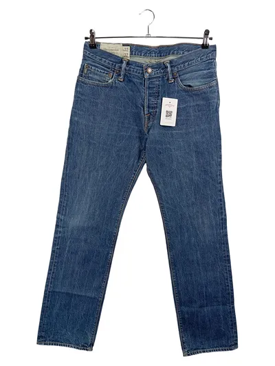 Abercrombie & Fitch Herren Jeans Regular Fit W32 L32 Blau Denim