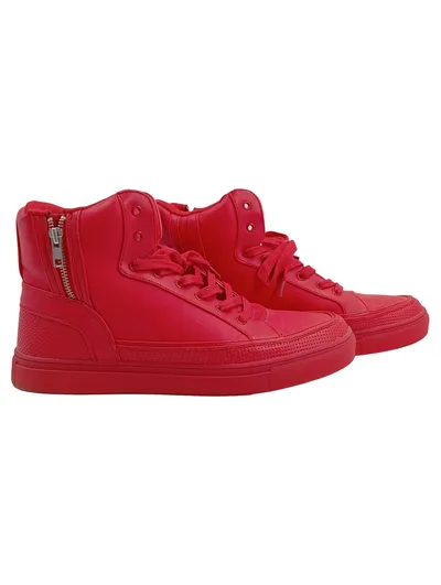 Urban Classics Sneaker High Herren Rot Gr. 45 Schuhe Casual