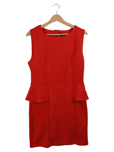 AX Paris Damen Cocktailkleid Midikleid Rot Gr. 40 Bleistiftkleid Elegant