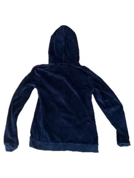 FC Bayern München Damen Sweatjacke Blau Gr. S Kapuze Reißverschluss Logo 3
