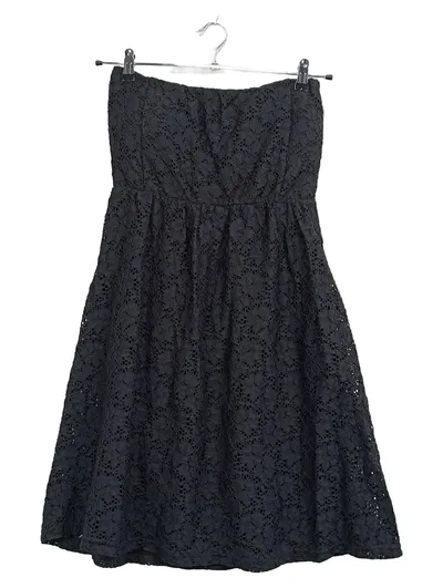 Urban Classics Damen Kleid trägerlos Spitze Schwarz XL Bandeau