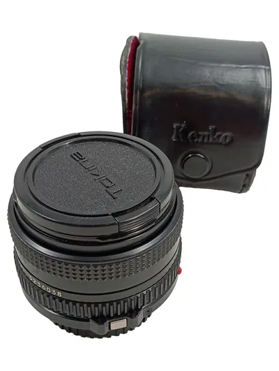 Canon FD 50mm 1:1.8 Objektiv Festbrennweite Vintage inkl. Kenko Köcher