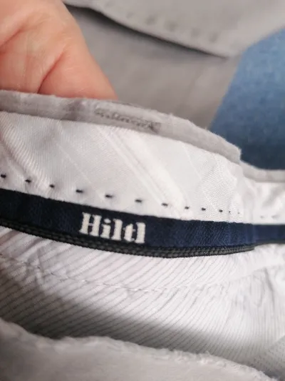 Hiltl Herren Chino Stoffhose Beige Größe 26 W26 klassisch Baumwolle
