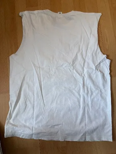 Fruit of the Loom Herren Tank Top Muskelshirt Weiß Gr. L Stark!