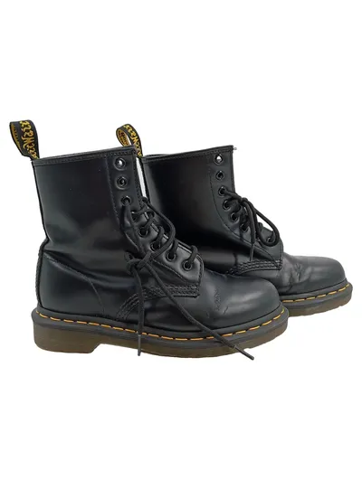 Dr. Martens 1460 Stiefel Damen Schwarz Gr. 36 Leder Klassisch Boots