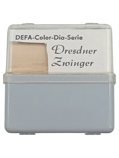 DEFA Color Dia Serie Dresdner Zwinger DDR Dias Kunststoffbox Vintage