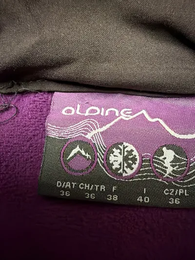 Alpine Pro Damen Softshelljacke Gr. 36 Braun Outdoor Kapuze