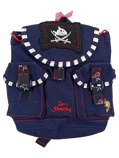Die Spiegelburg Kinderrucksack Capt'n Sharky Pirat Blau Baumwolle Maritim