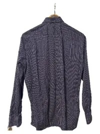 CASAMODA Herren Business Hemd Comfort Fit Gr. L 41/42 Blau Gepunktet 3
