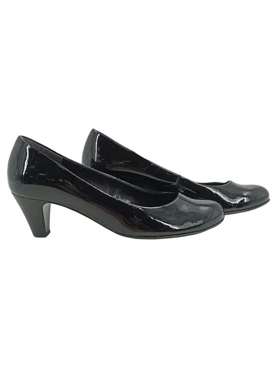 Gabor Damen Pumps Lackleder Schwarz Gr. 38 Elegant