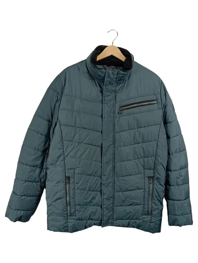 New Canadian Herren Steppjacke Gr. 50 L Petrol Casual Jacke