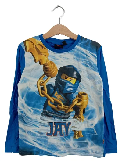 LEGO Ninjago Jay Langarmshirt Kinder Jungen Blau Gr. 116