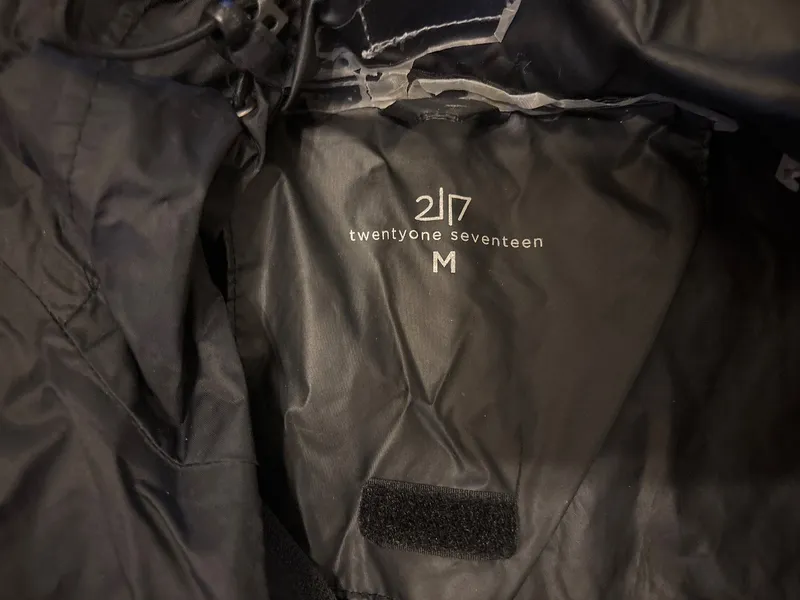2117 of Sweden Herren Outdoorjacke Windbreaker Gr. M Schwarz Kapuze 4