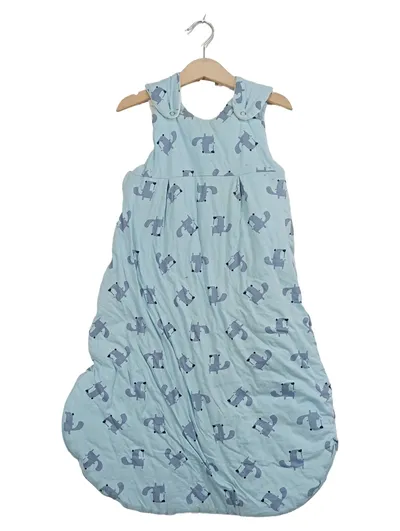 My Little Bear Baby Schlafsack Waschbär Blau Gr. 74x80