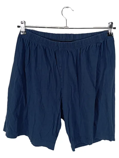 Mey Herren Shorts Schlafhose Kurze Hose Blau Grafisch Gr. 56 Baumwolle