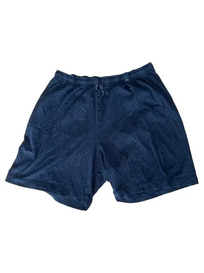 Mey Herren Shorts Schlafhose Kurze Hose Blau Grafisch Gr. 56 Baumwolle