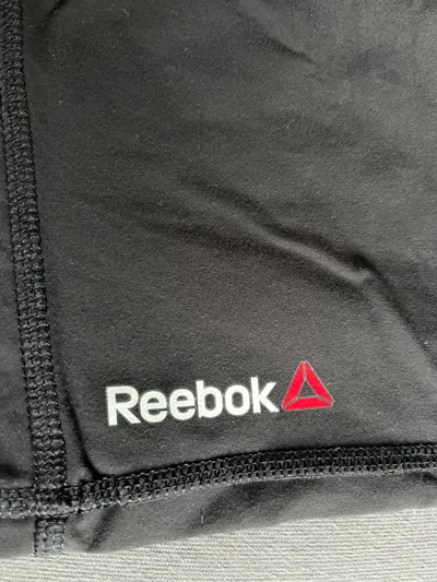 Reebok Damen Capri Leggings Sporthose Laufhose Schwarz XL