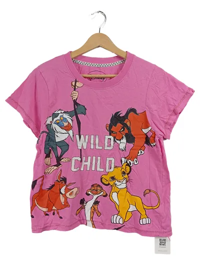 Disney König der Löwen Fanshirt Damen Gr. M Pink Wild Child T-Shirt